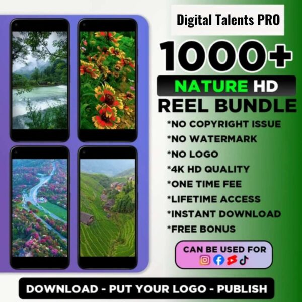 1000 HD Nature Reels Bundle